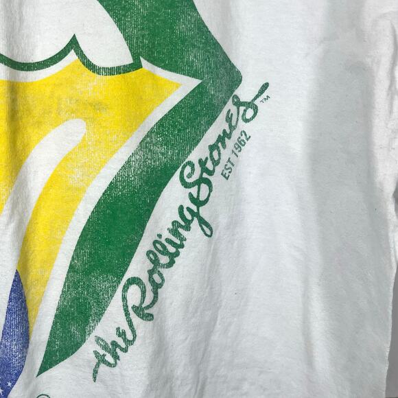 The Rolling Stones Brazil Tongue Men’s T Shirt Size XL - Picture 5 of 5